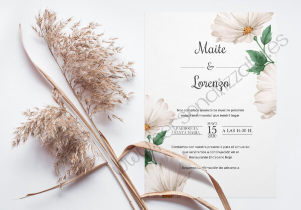 Invitación de Boda Unione