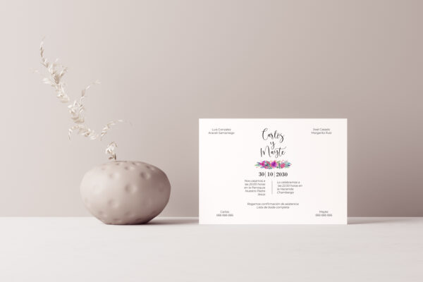 Invitación de Boda Serenita