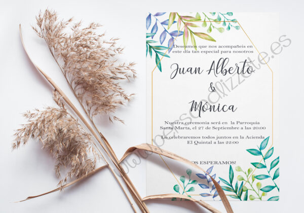 Invitación de Boda Fortuna