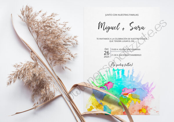 Invitación de Boda Fiducia