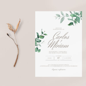 Invitación de Boda Magia