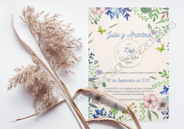 Invitación de Boda Felicita