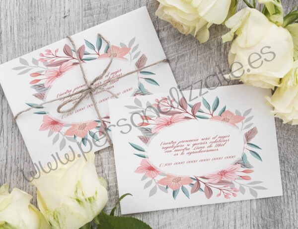 Tarjetas personalizadas Redflowers