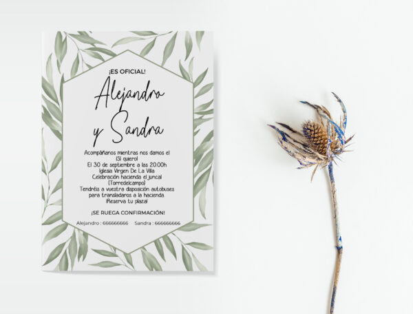 Invitación de Boda Luce