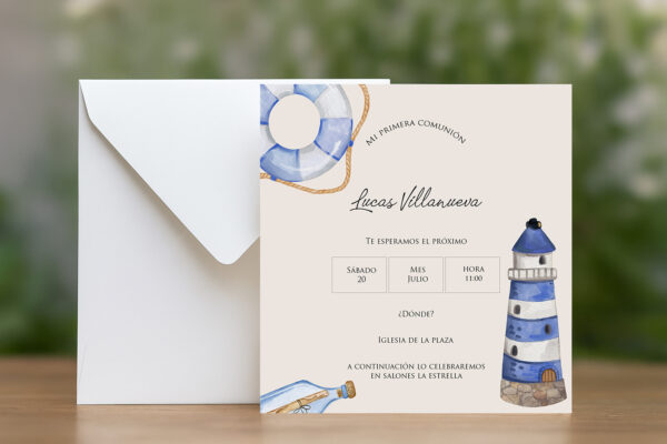 Invitación Comunión Oceános de Luz