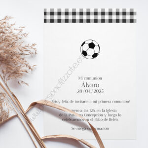 Invitación Comunión Alvaro