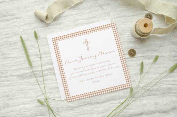 Invitación Comunión Vichi