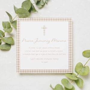 Invitación Comunión Vichi