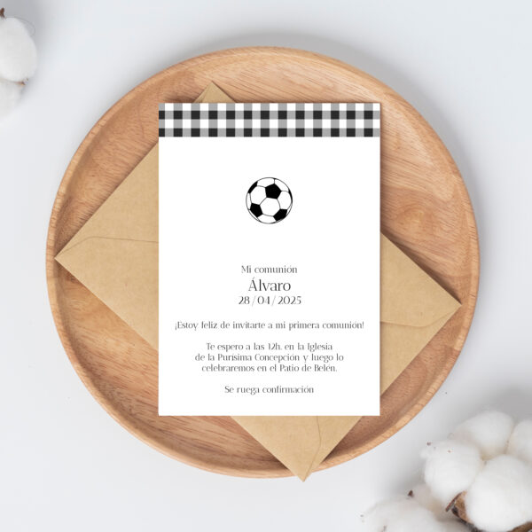 Invitación Comunión Alvaro