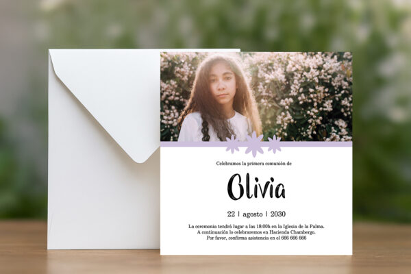 Invitación Comunión Pequeñas Grandes Emociones