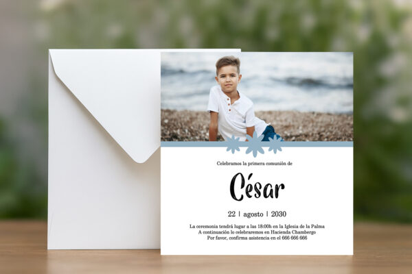 Invitación Comunión Pequeñas Grandes Emociones
