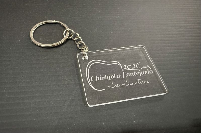 Llavero Carnaval Metacrilato personalizado