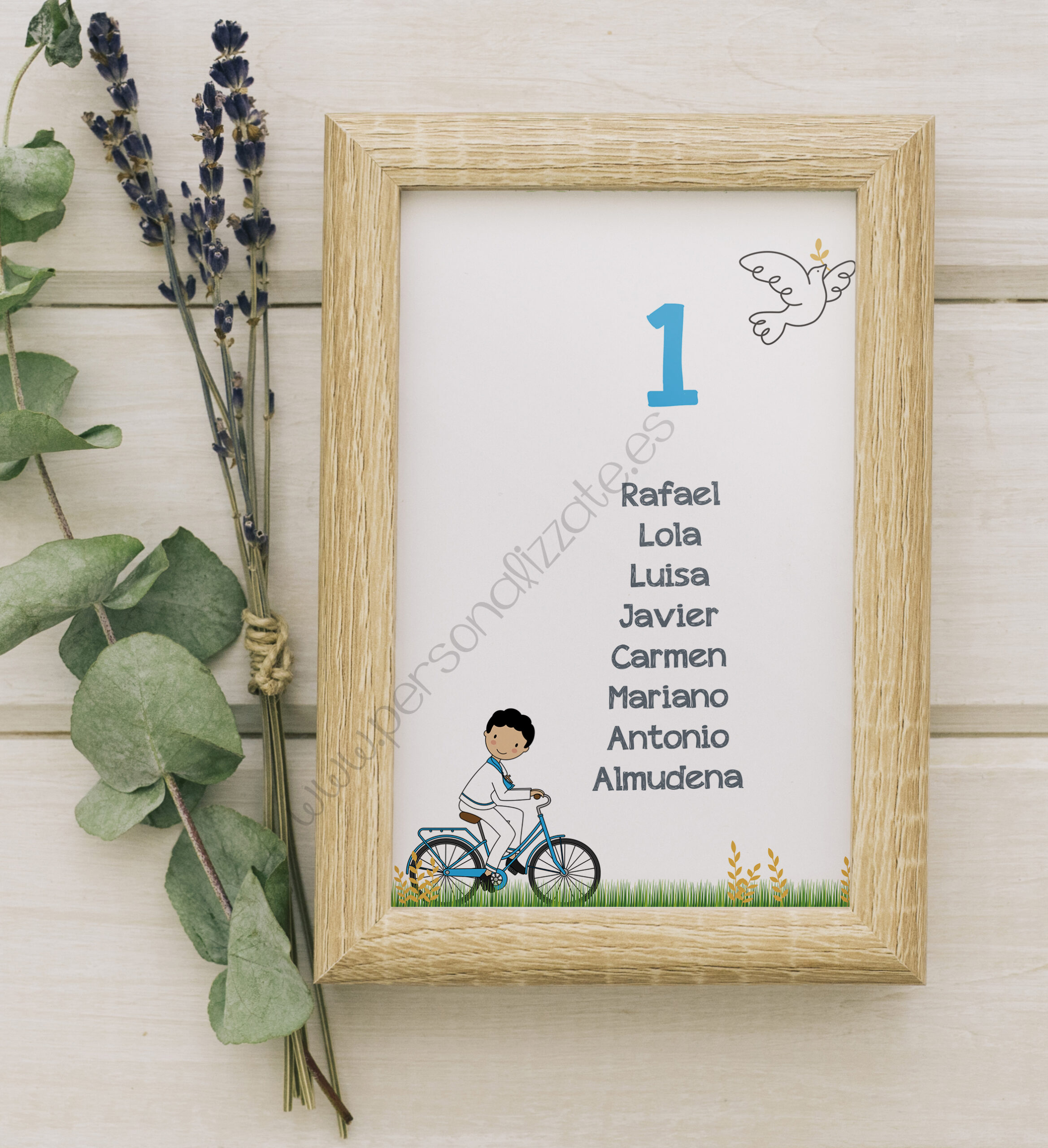 Seating plan Bicicleta
