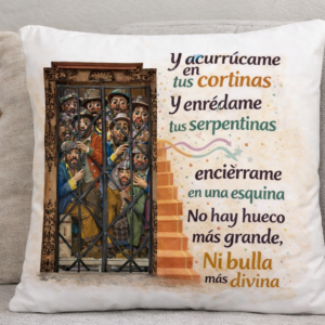 Cojín Carnaval Al cielo con el