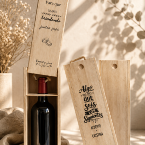 Caja botella personalizada
