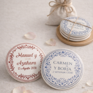 Imán de cerámica redondo personalizado