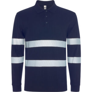 polo alta visibilidad FORAN L/S color marino