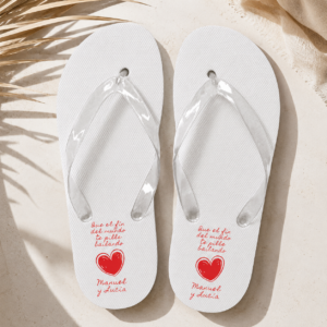 Chanclas Personalizadas para Bodas