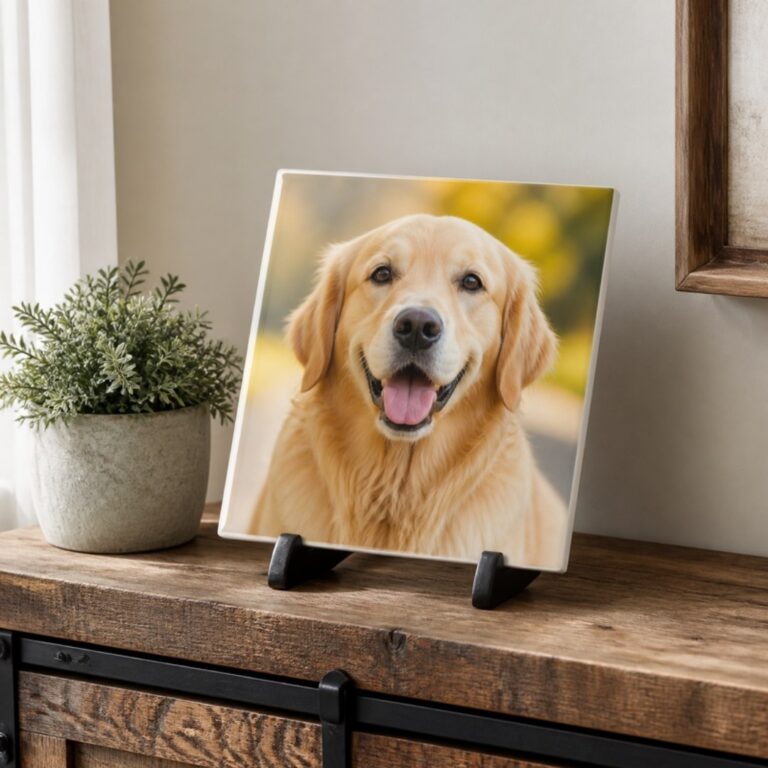 Azulejo personalizado con foto de mascota