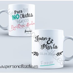 Taza personalizada Olvido