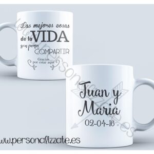 Taza personalizada Monde