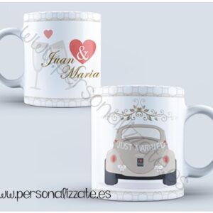 Taza personalizada Car