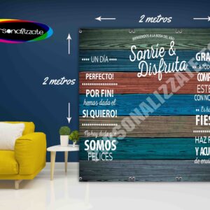 Photocall 2x2 Sonrie Color