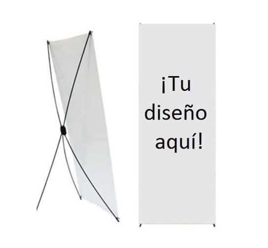 Xbanner personalizado 200cm x 80cm