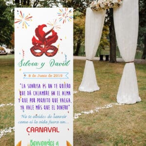 Xbanner Carnaval 1.60mx60cm