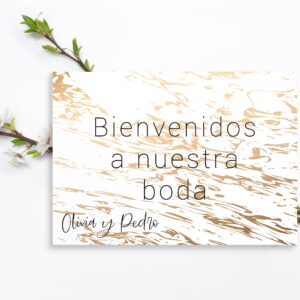 Cartel indicativo Alessia