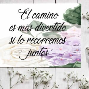 Cartel indicativo Hortensia