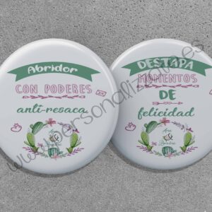 Chapa abridor Cactus 59mm