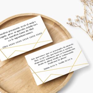 Tarjetas personalizadas Romeo