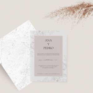 Invitación de Boda Edimburgo