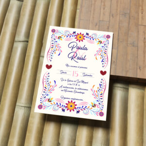 Invitación de Boda Mexico