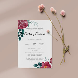Invitación de Boda Baci