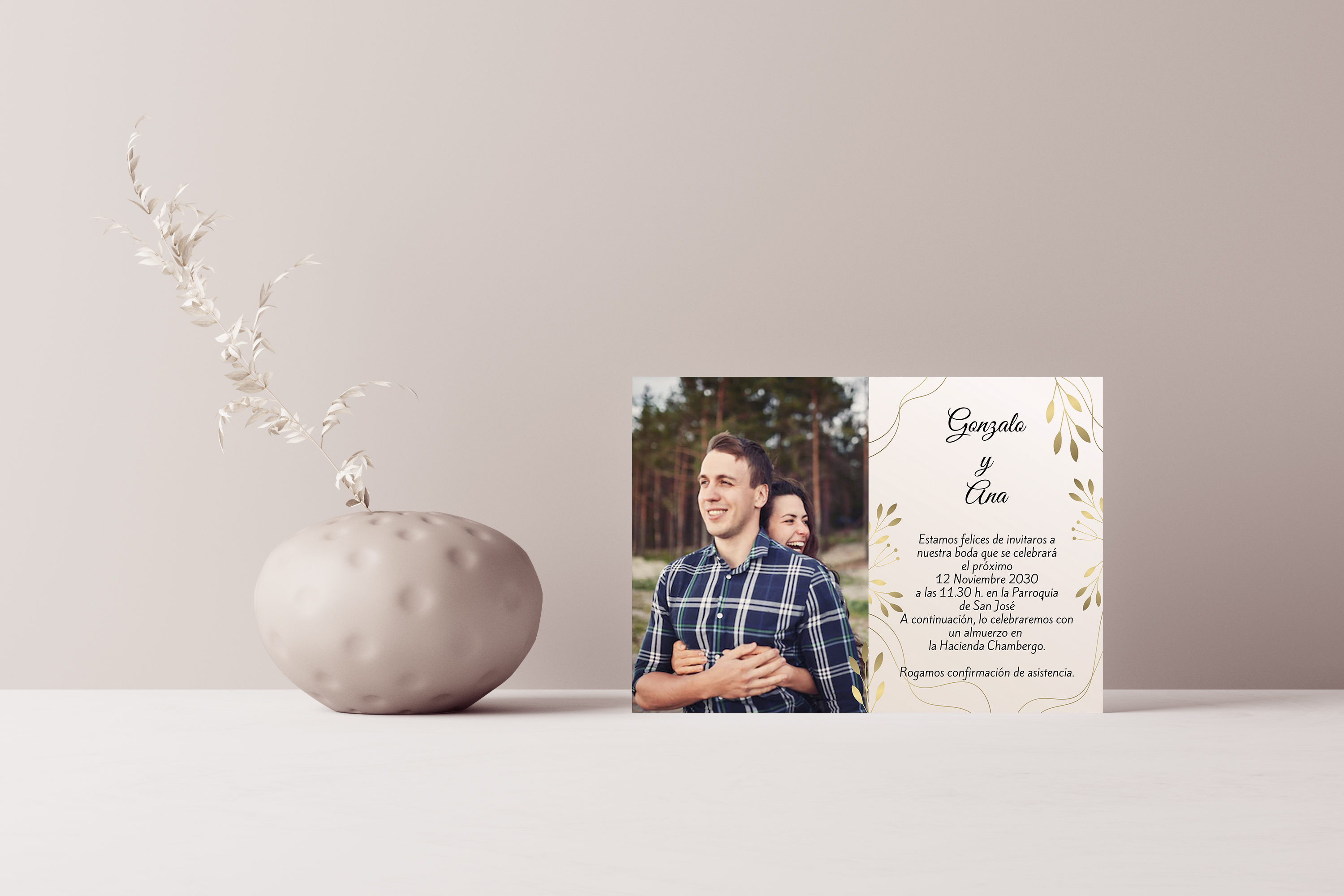 Invitación de Boda Sidney