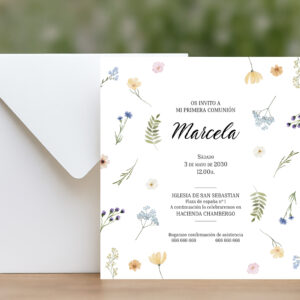 Invitación Comunión Alma Blanca