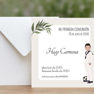 Invitación Comunión Fe y Luz