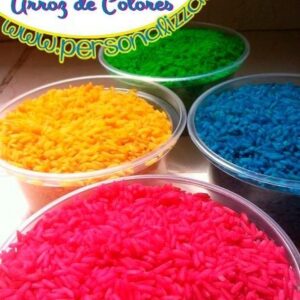 Arroz de colores para bodas por Kilos