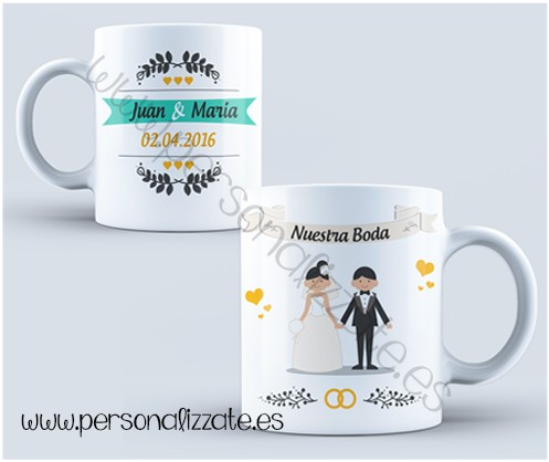 Taza personalizada Oro