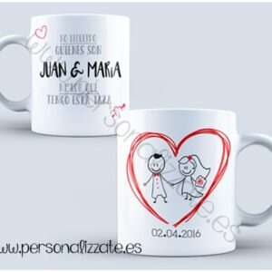 Taza personalizada Heart