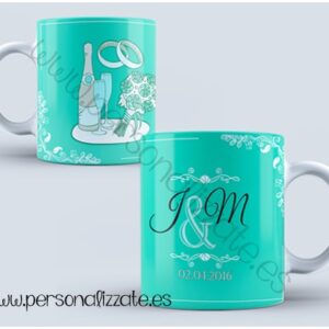 Taza personalizada Bleu