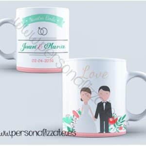 Taza personalizada Matrimonio