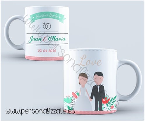 Taza personalizada Matrimonio