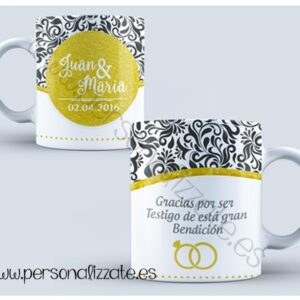 Taza personalizada Groc