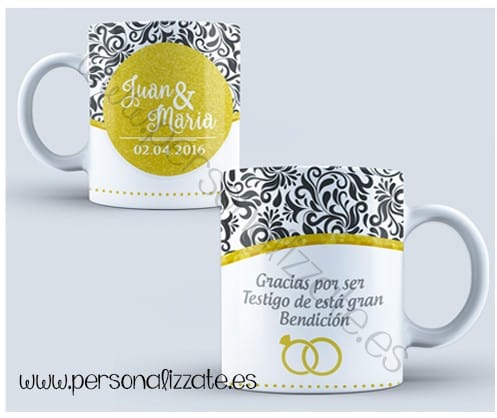 Taza personalizada Groc