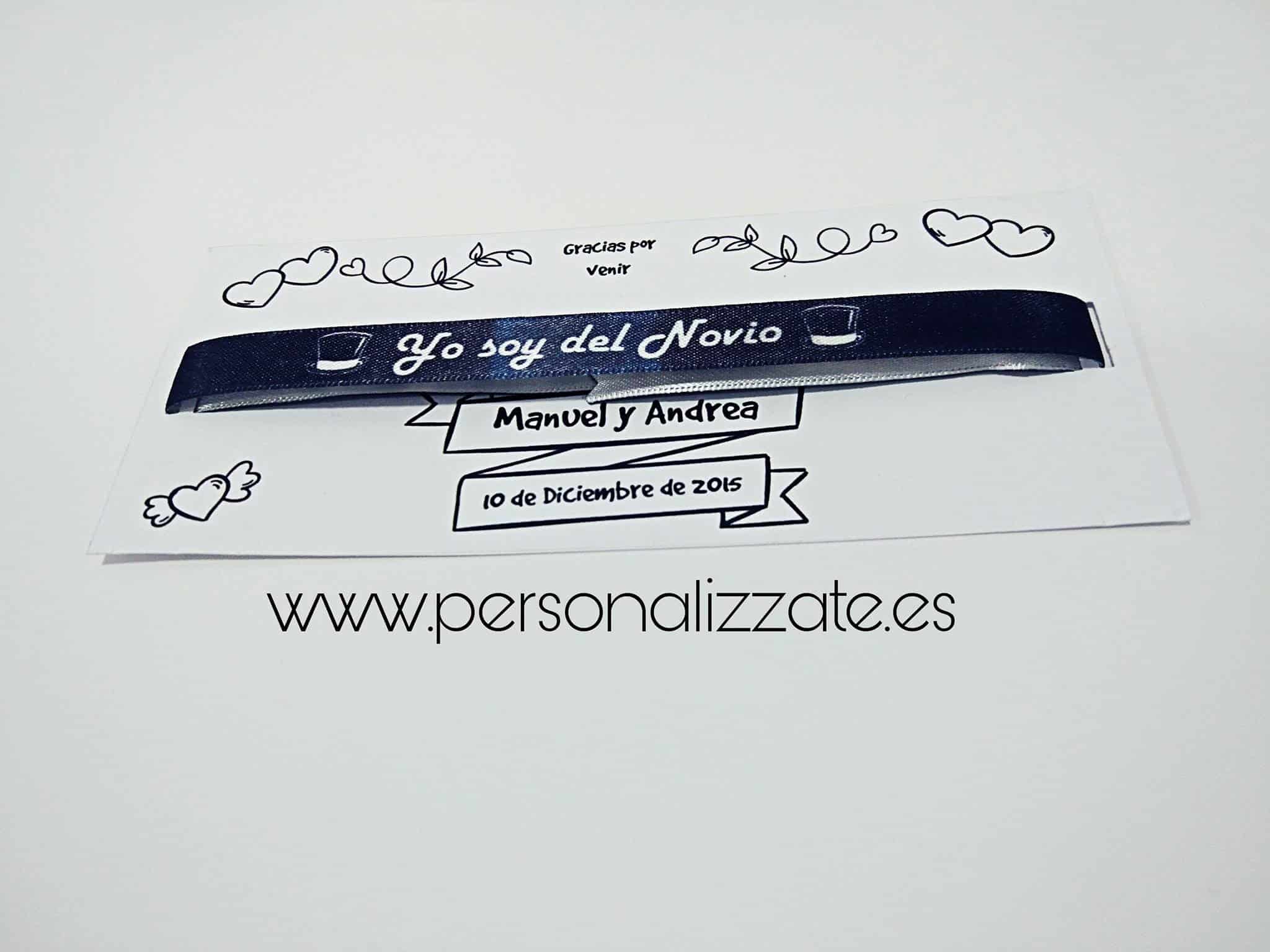 Pulseras Personalizadas(Pack 100 unidades)