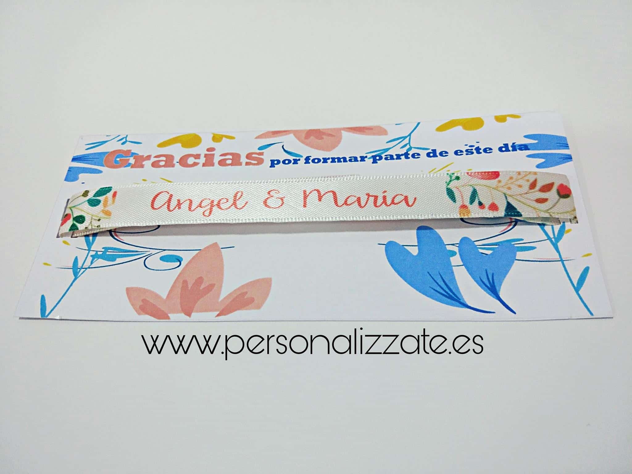 Pulseras Personalizadas(Pack 100 unidades)