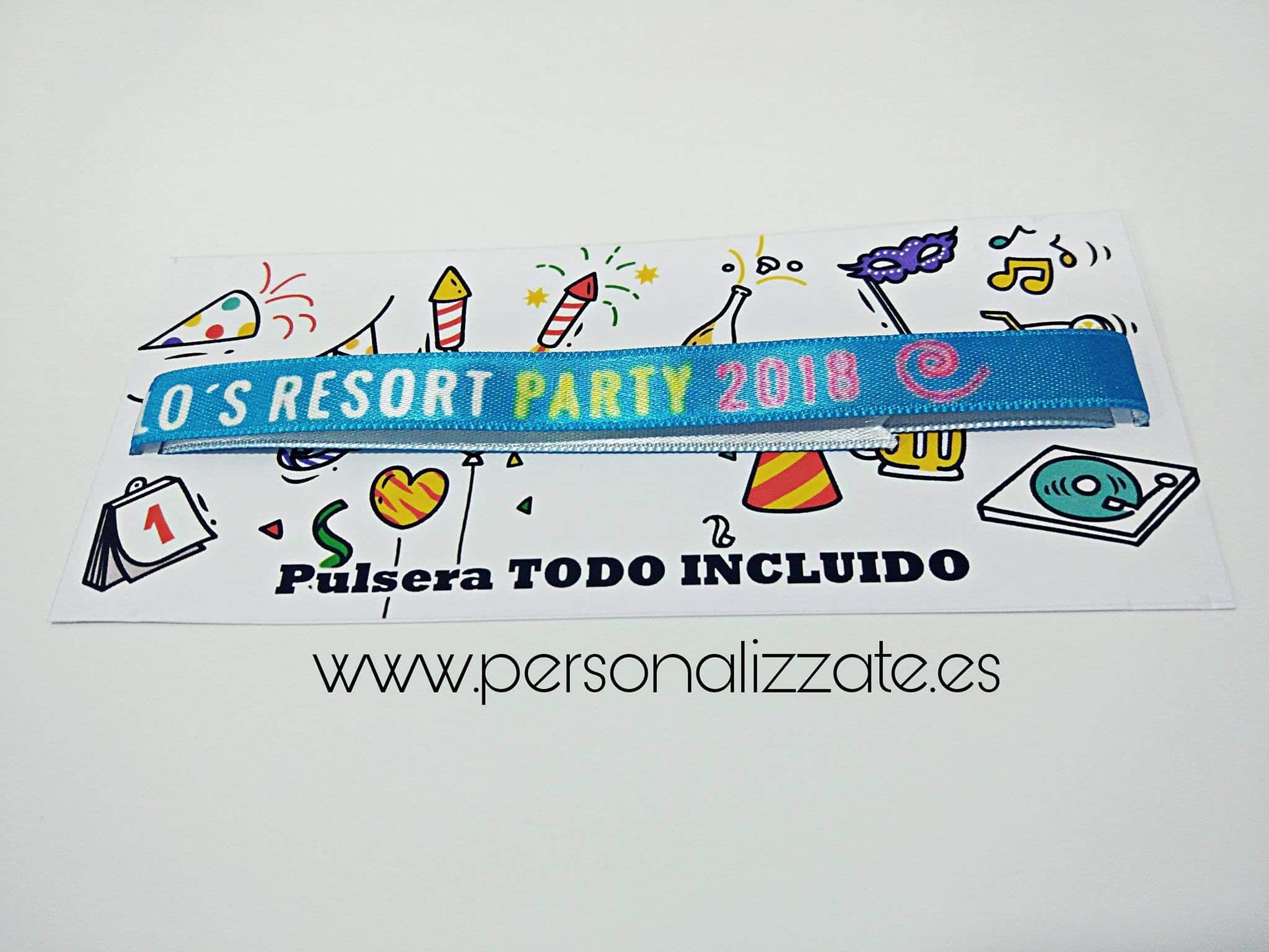 Pulseras Personalizadas(Pack 100 unidades)